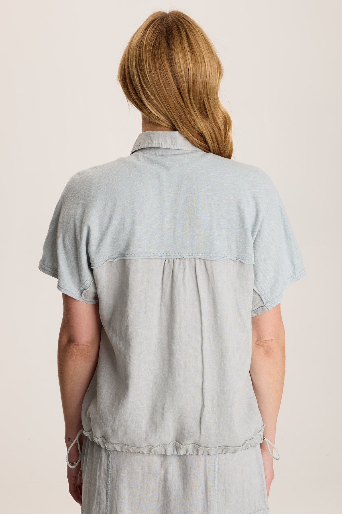Inola Linen Button Up Blouse for Women - Elegant Cinched Waist Shirt for Casual & Office Wear | Summer Breathable Linen Top for Work & Weekend Outings