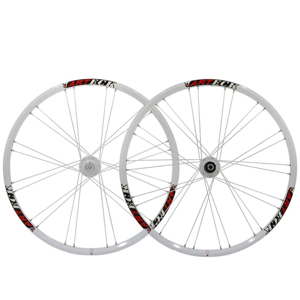 26 Inch Mountain Bike Wheelset - 11 Speed Disc Brake Rims with Sealed Bearing Hub & QR for Cassette Flywheel | Durable Cycling Wheels for Trail Riding & Commuting