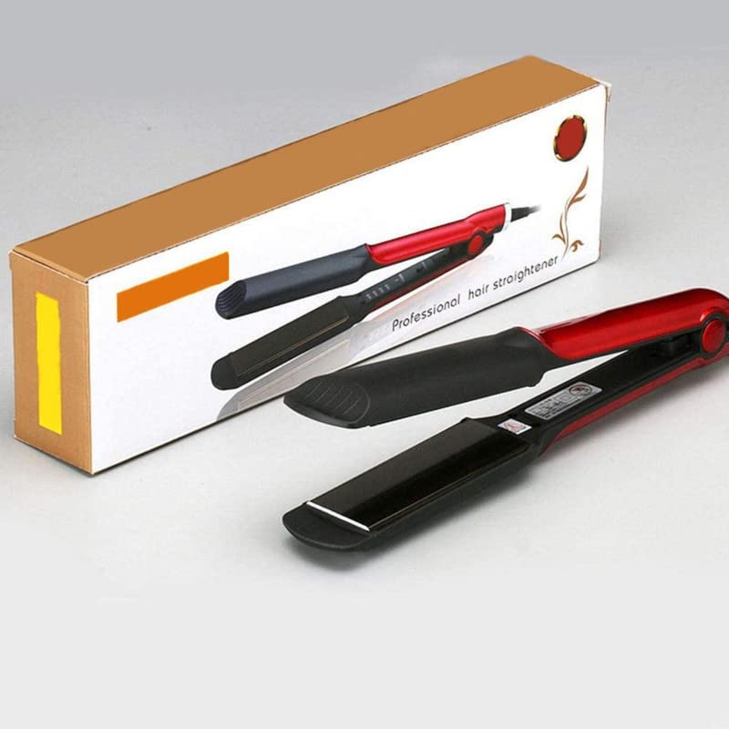 TechKing Professional Hair Straightener - Ceramic Coated Plates for Smooth & Shiny Hair, Fast Heating 30s, Adjustable Temp 300-450°F | Perfect for Home Use, Salon Styling & Travel