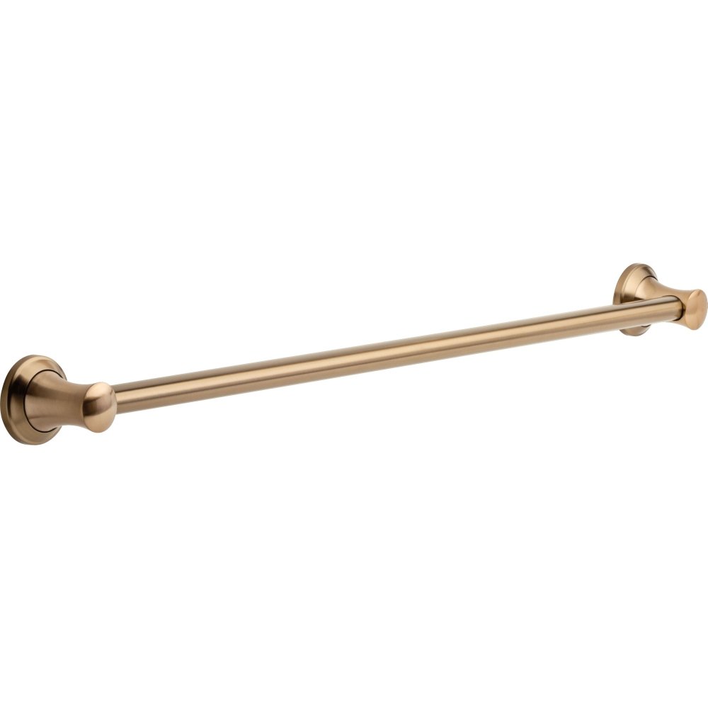 DELTA FAUCET 41736-CZ 36-Inch Champagne Bronze Bathroom Sink Faucet - Modern Single Handle Waterfall Spout for Vanity, Powder Room & Guest Bath