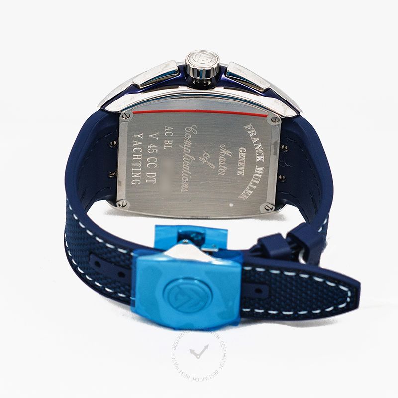 Franck Muller Vanguard Yachting Chronograph Stainless Steel Men's Watch - Luxury Sports Timepiece for Sailing, Yachting & Formal Events