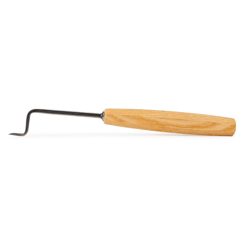 PFEIL Swiss Made Undercutting Tool - Left Handed Wood Carving Chisel for Fine Detail & Precision Work | Ideal for Furniture Making, Cabinetry & Woodworking Projects