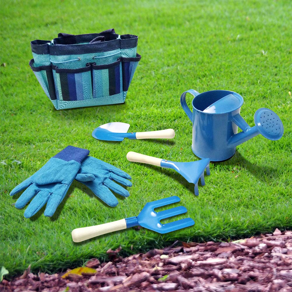 Kids Gardening Tool Set with Storage Bag - Outdoor Garden Toys for Boys & Girls - Perfect for Planting, Digging & Outdoor Play