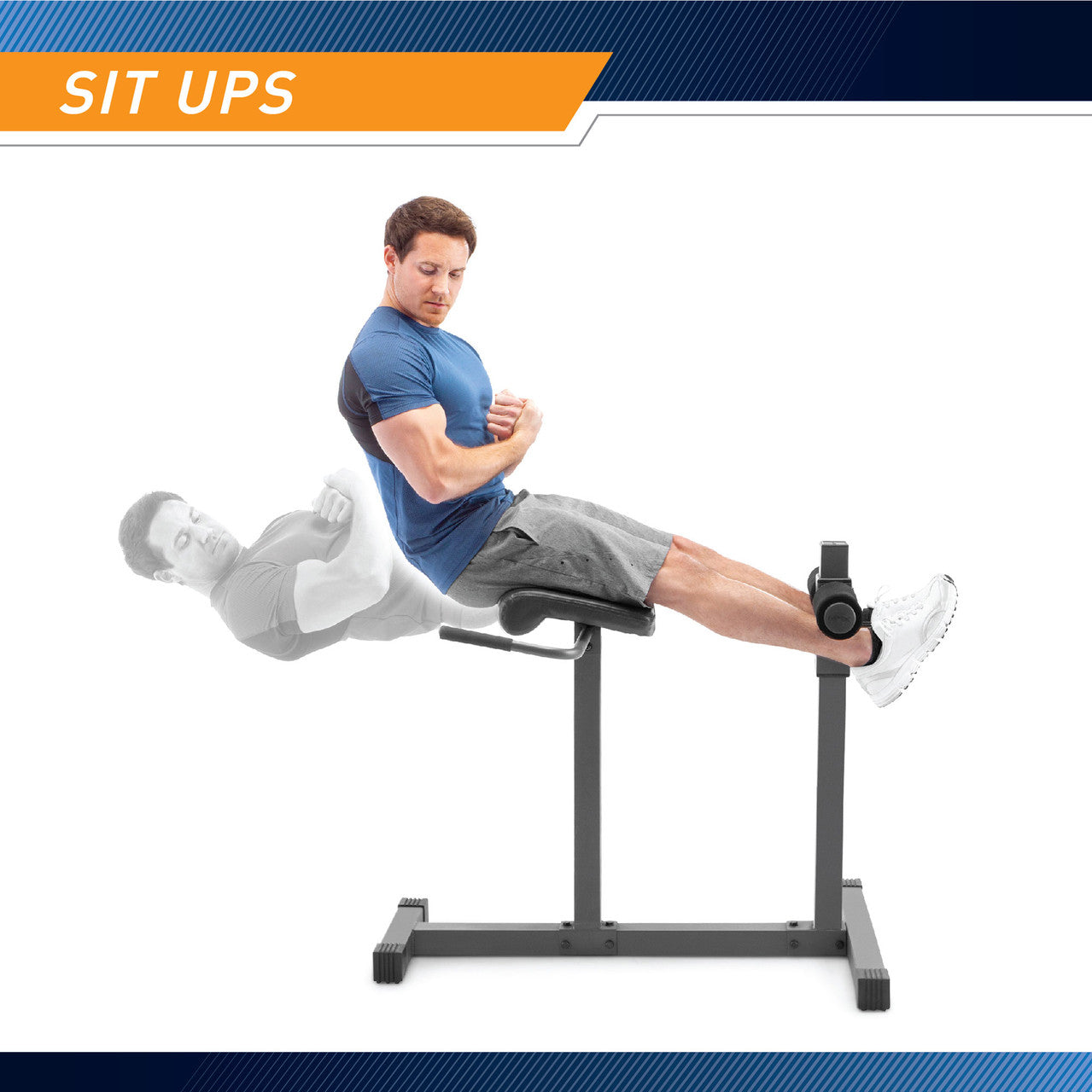 Marcy JD 3.1 Roman Chair Hyperextension Bench for Home Gym - Back Extension Workout Equipment for Core Strength & Glute Training | Perfect for Home Fitness, Physical Therapy & CrossFit Training