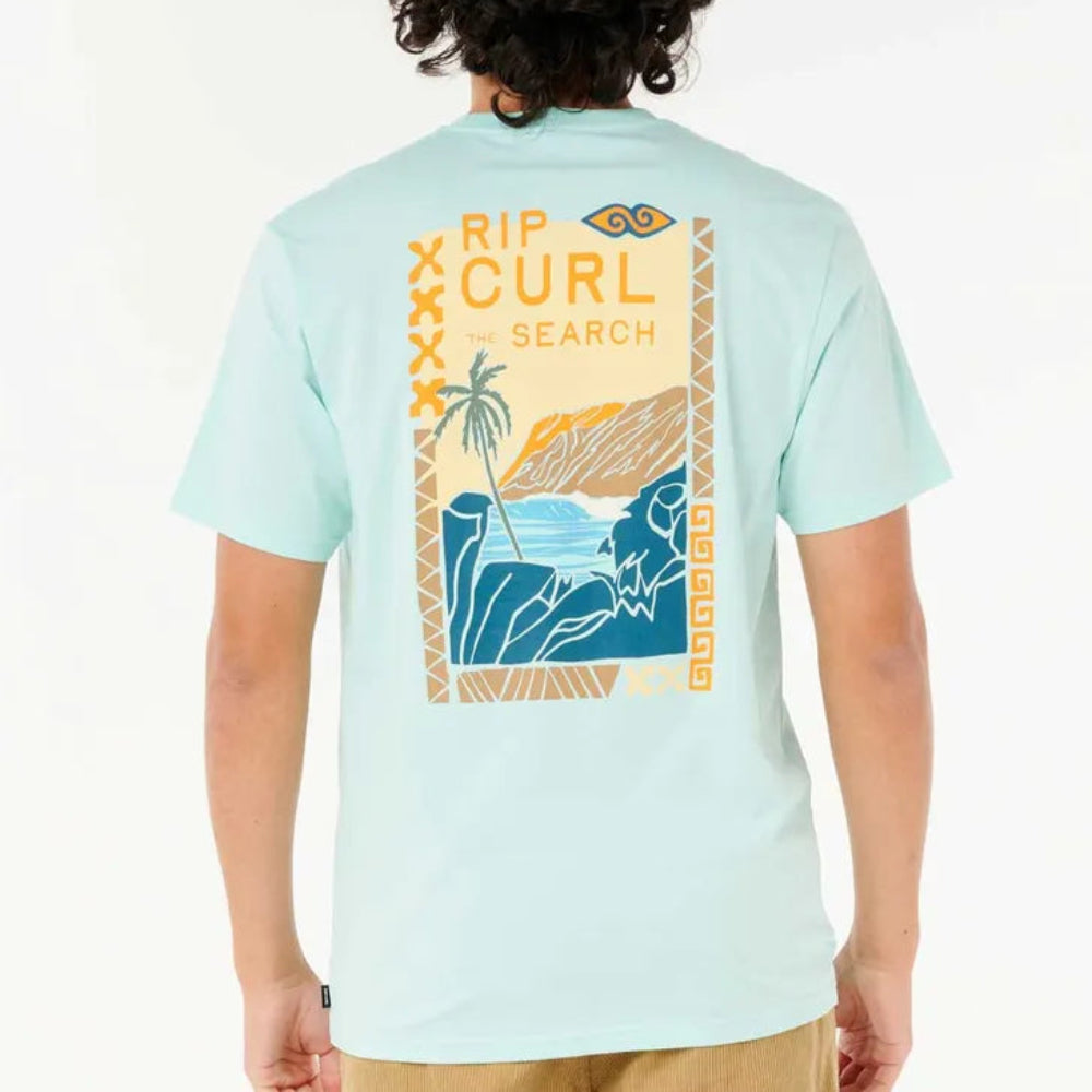 Rip Curl Men's AOTS Cody Welsh Graphic T-Shirt - Casual Short Sleeve Cotton Tee for Surfing, Beach & Everyday Wear