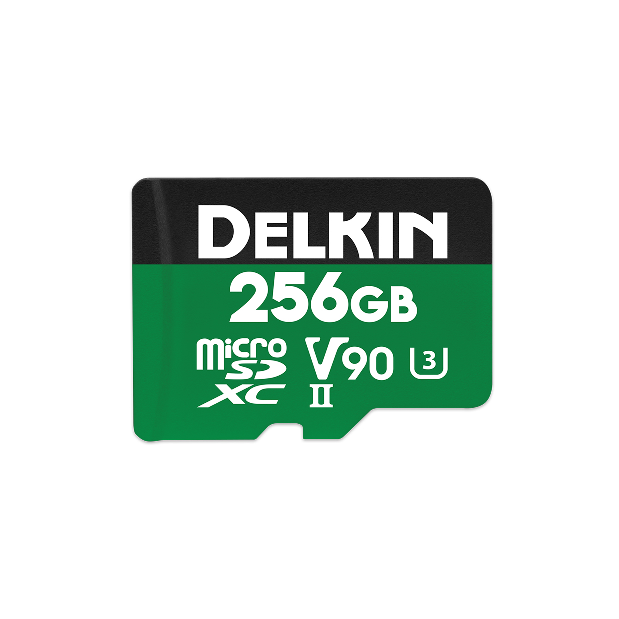Delkin Devices 256GB POWER UHS-II microSDXC Memory Card with Adapter - High Speed for 4K Video, DSLR Cameras & Action Cameras | Waterproof, Shockproof & Temperature Proof