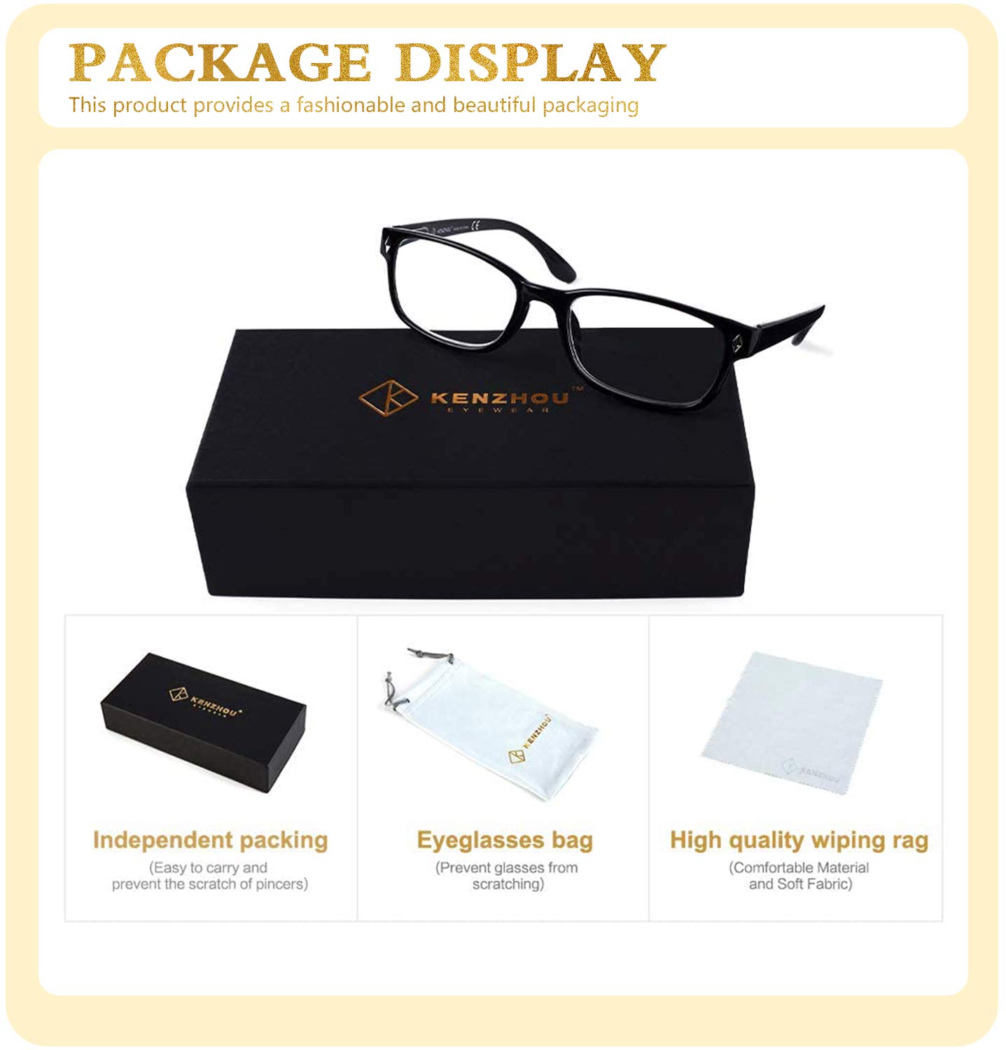 Blue Light Blocking Reading Glasses 2 Pack - Computer Glasses for Men & Women - Reduce Eye Strain for Office Work, Gaming & Screen Time