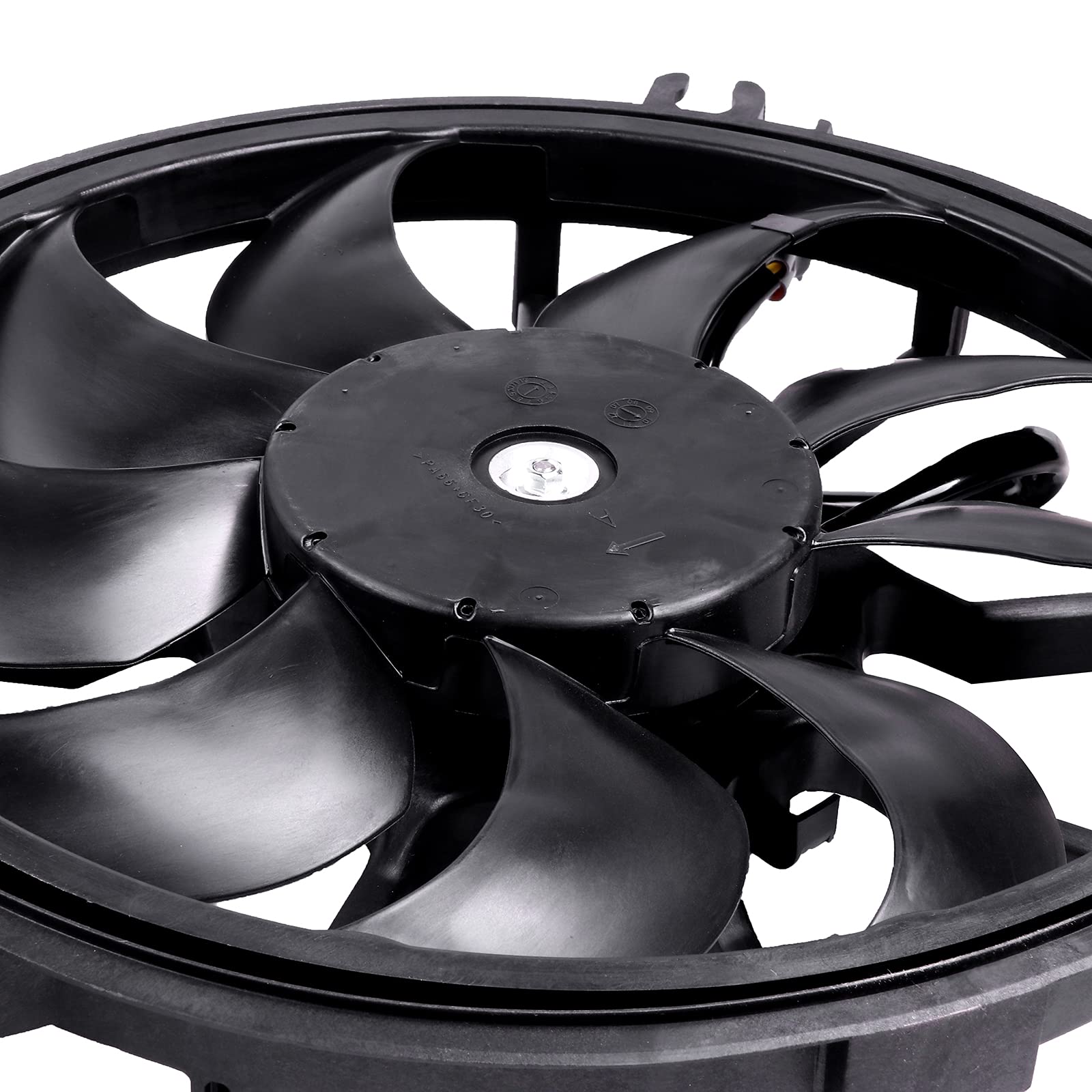 Universal Slim Radiator Condenser Fan Assembly - 12V Push/Pull Cooling Fan with Mount Kit (620-453 KFKGF) - Compatible with 2007-2016 Nissan Altima - Driver/Passenger Side (LH/RH) - Perfect for Engine Cooling & Overheating Prevention