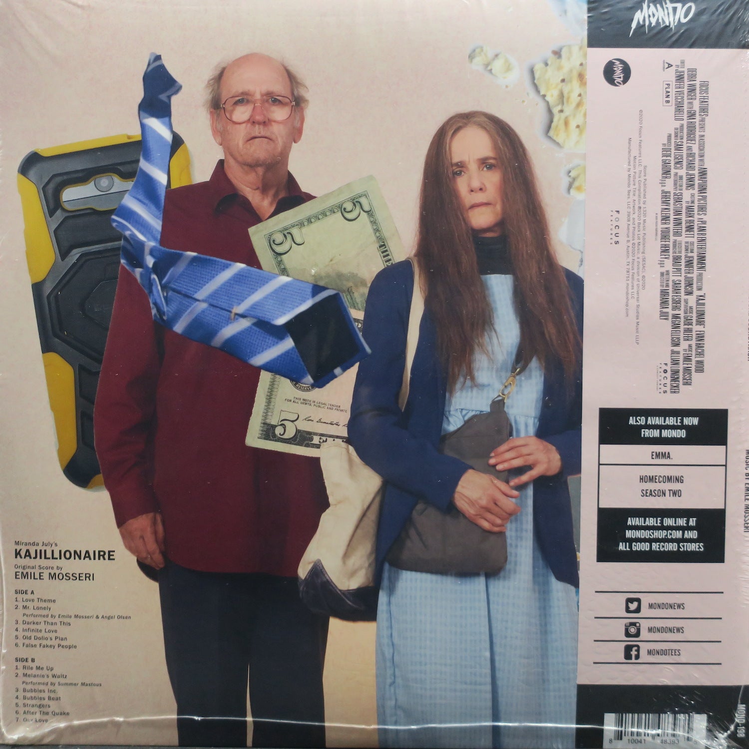 KAJILLIONAIRE Original Motion Picture Soundtrack - Limited Edition White Vinyl LP | Collectible Movie Soundtrack for Audiophiles & Film Enthusiasts | Perfect for Home Listening & Music Collections