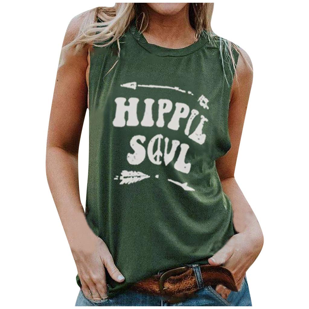 Women's Graphic Print Sleeveless Tank Top - Summer O-Neck Blouse T-Shirt in 4XL - Perfect for Casual Wear, Beach Outfits & Everyday Comfort