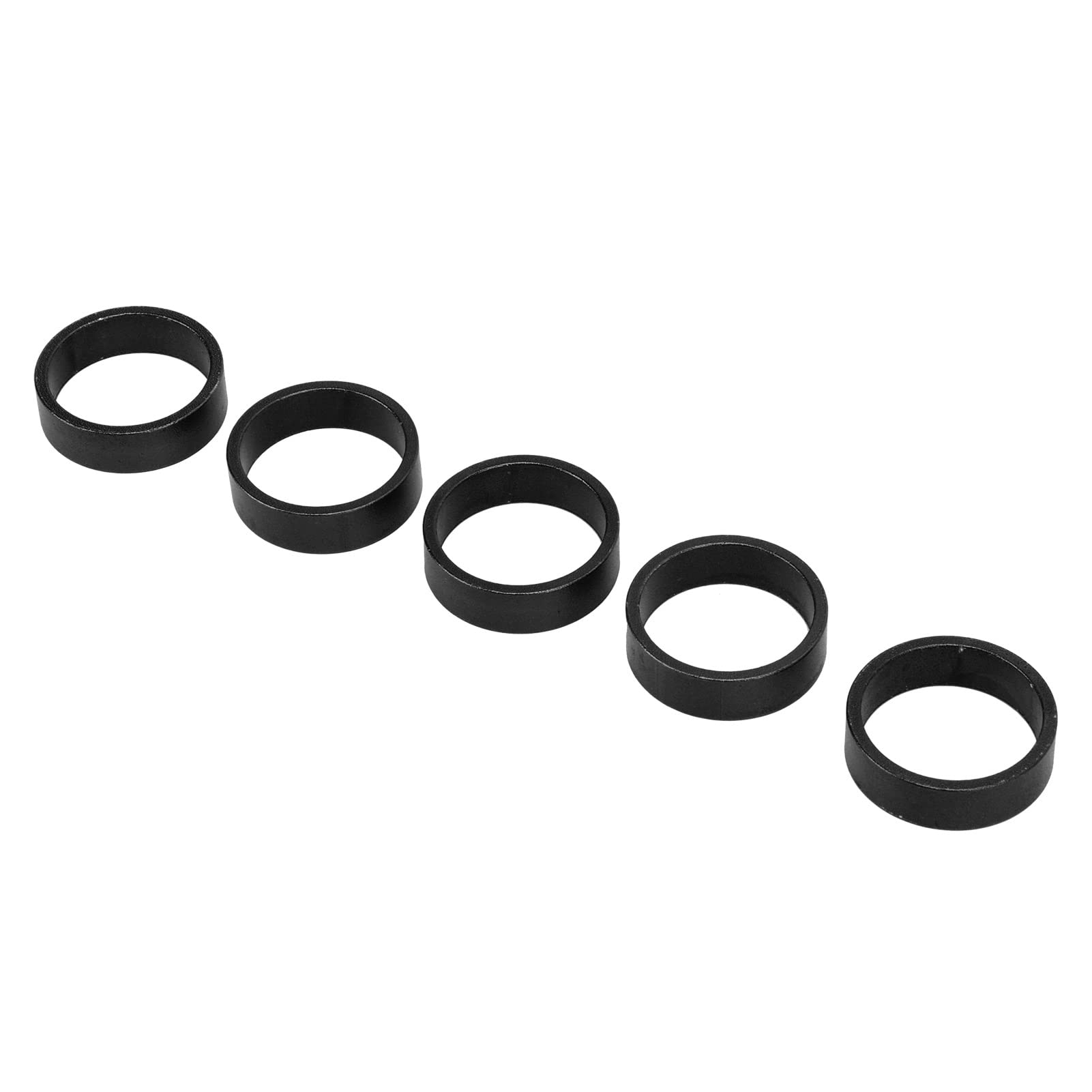 VGEBY 10mm Aluminum Alloy Bicycle Headset Spacer Set (5-Pack) - Lightweight Bike Headset Washers for Mountain Bikes, Road Bikes & BMX - Perfect for Fork Adjustment & Handlebar Height Customization