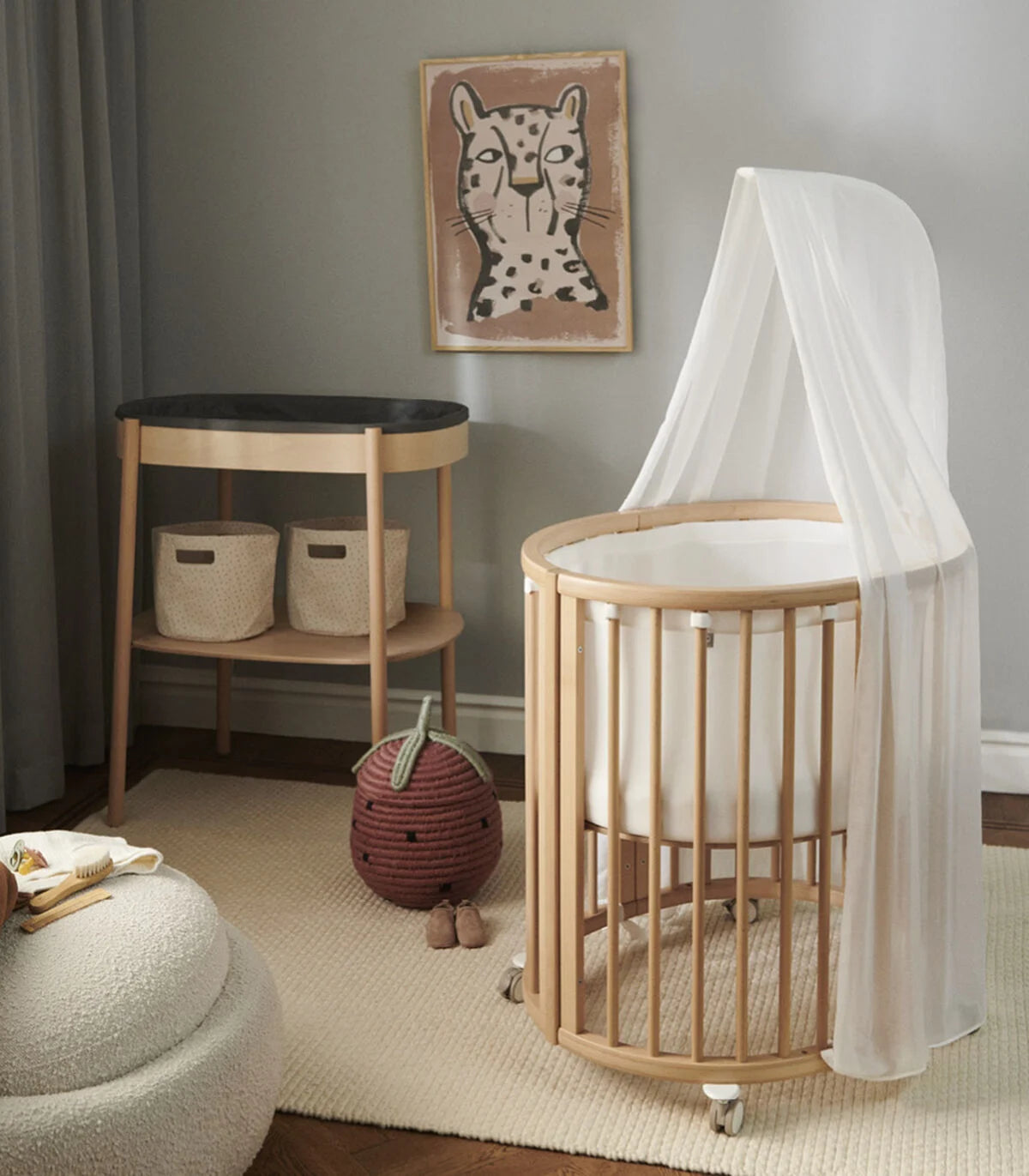Stokke Canopy for Sleepi Baby Crib - UV Protection & Breathable Shade Cover for Newborns & Toddlers - Perfect for Nursery, Stroller, and Outdoor Use