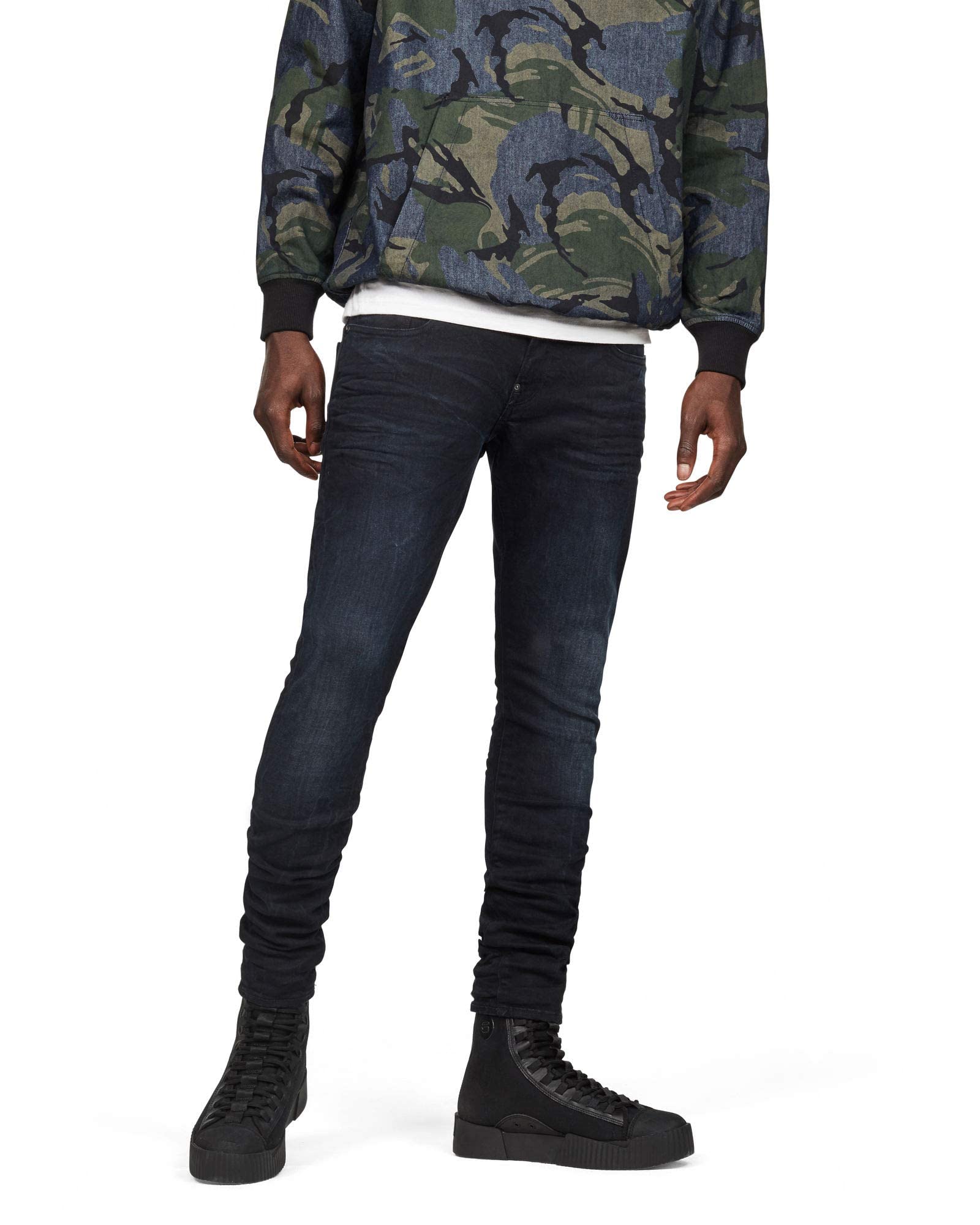 G-Star Raw Men's Revend Skinny Fit Jeans - Slim Stretch Denim Pants for Casual Wear & Night Out | Trendy Comfortable Jeans for Men