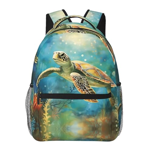 Blue Sea Turtle