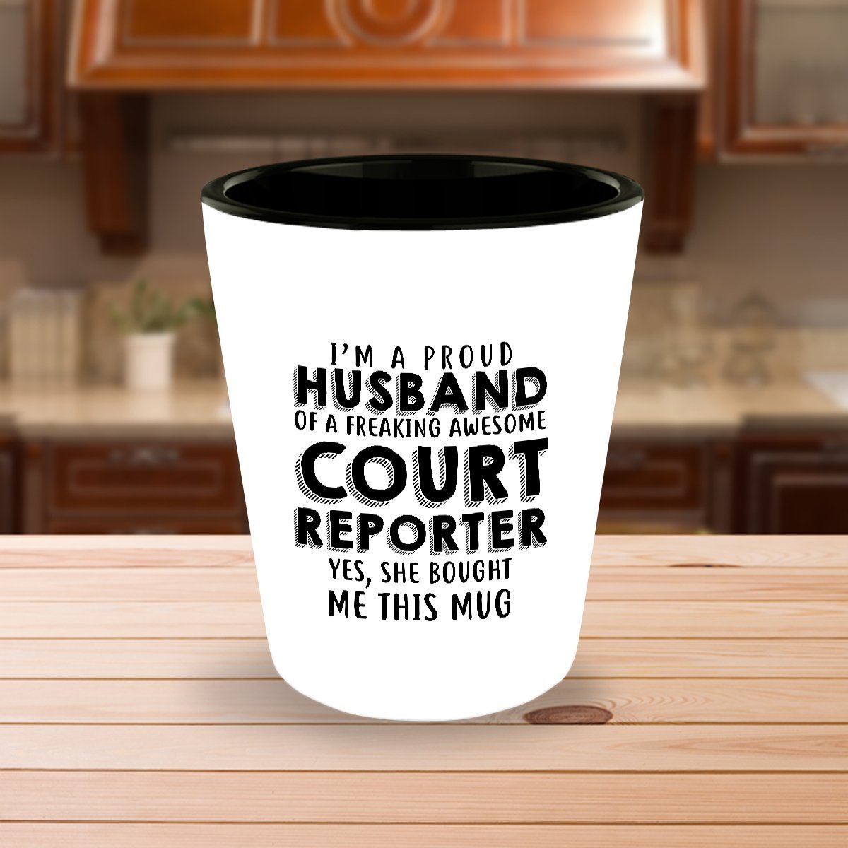 Funny & Unique Gifts for Men - Perfect Mother's Day Present from Wife | Sarcastic Court Reporter Gifts for Husband | Great for Office, Home & Special Occasions