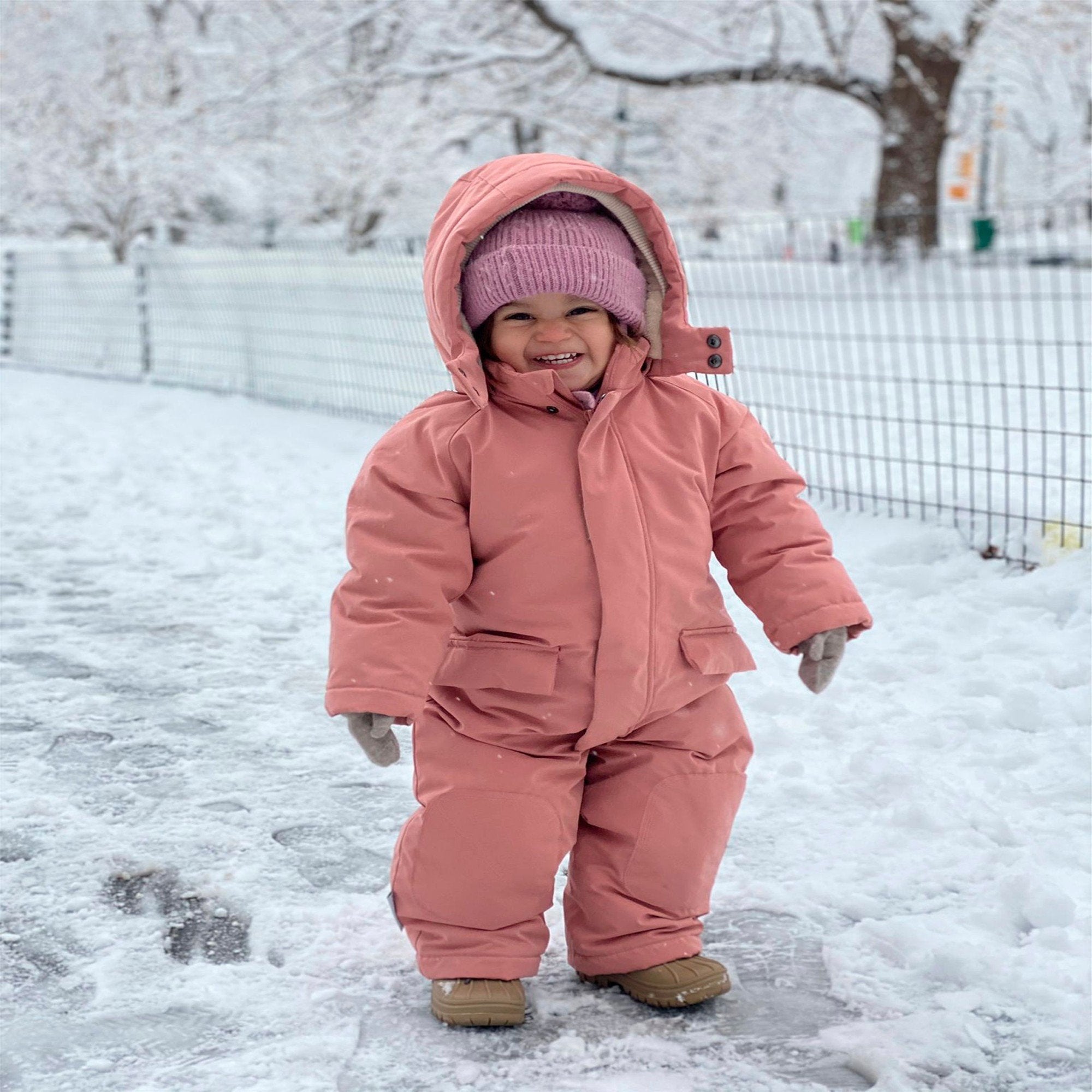 7AM Enfant Grand Benji Plush Winter Snowsuit for Kids - Waterproof & Insulated Snow Jacket & Pants Set for Boys & Girls Ages 1-7 Years - Perfect for Skiing, Snowboarding & Outdoor Winter Play