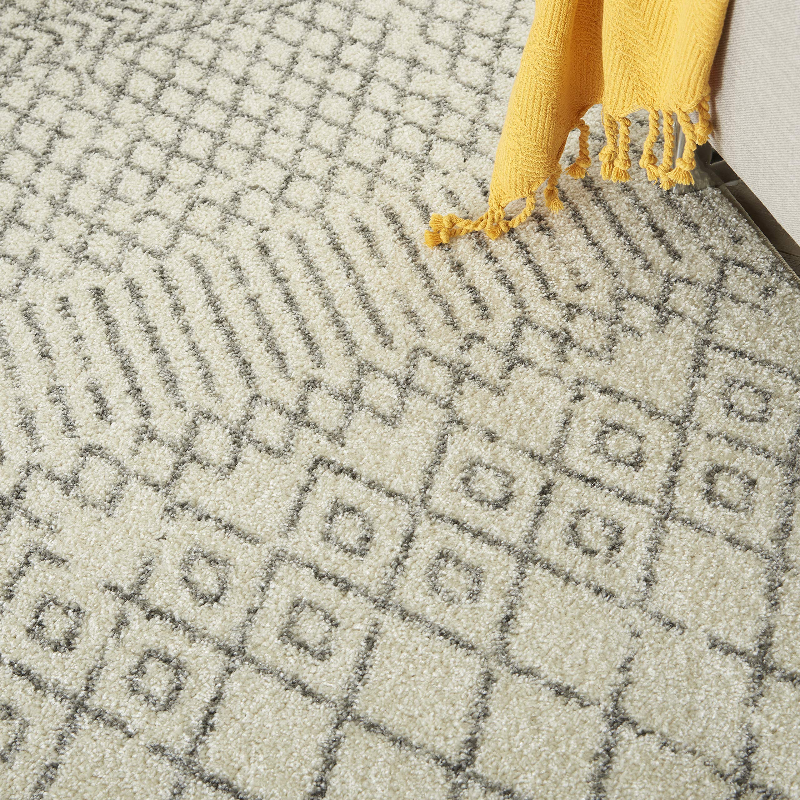 Nourison Passion Bohemian Ivory/Grey 3'9