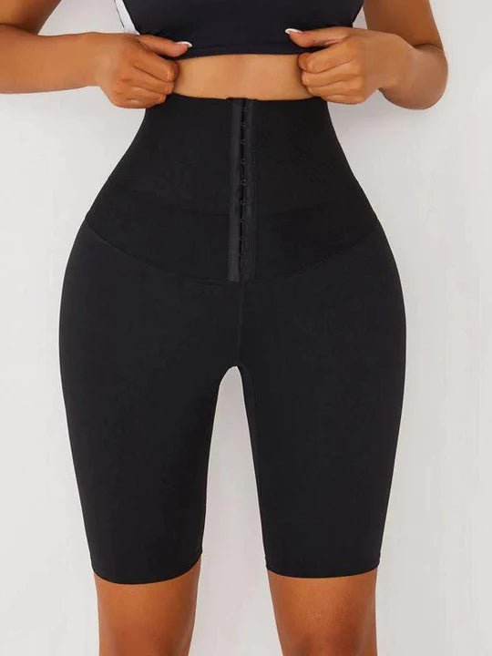 ZASUWA Women's High Waist Spandex Gym Booty Shorts - Tight Fitting Workout Shorts for Yoga, Running & Fitness - Perfect for Gym, Lounge & Activewear