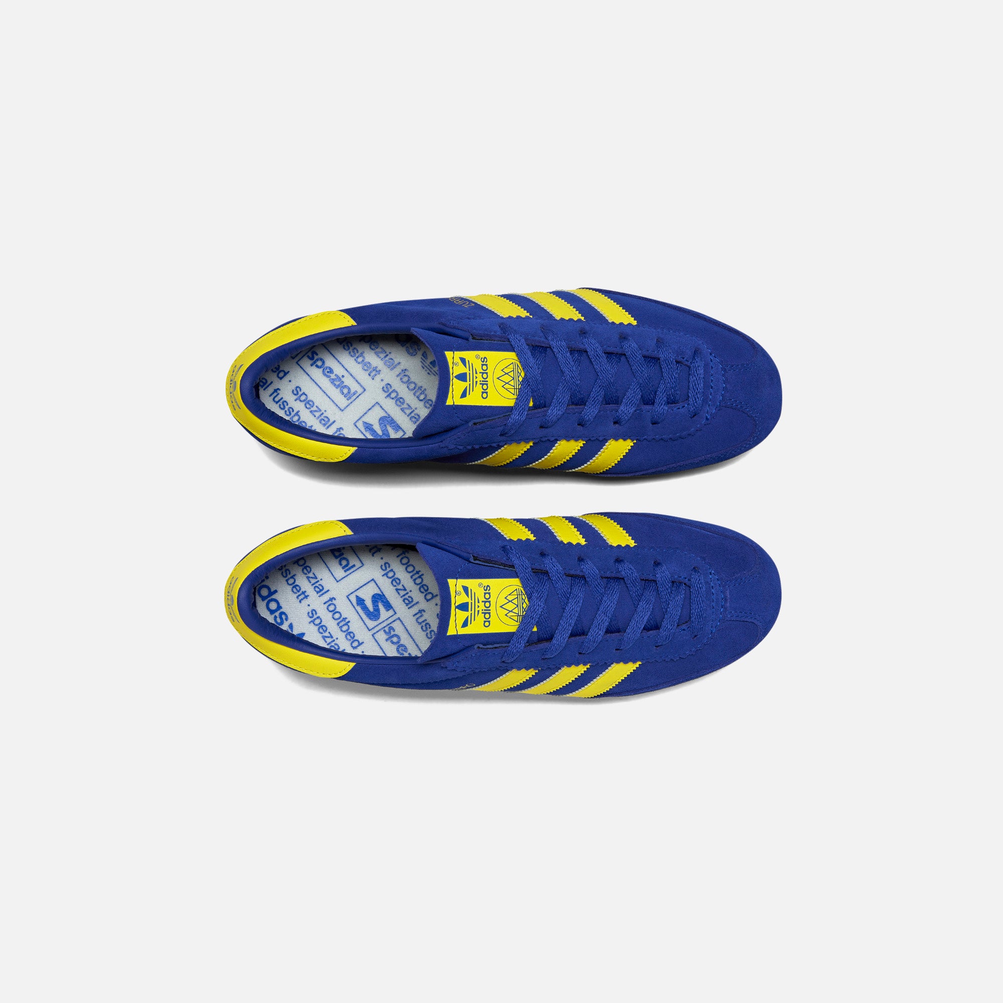 adidas Consortium Zurro SPZL Sneakers - Bold Blue & Bright Yellow | Limited Edition Streetwear Shoes for Men | Perfect for Casual Wear & Urban Fashion