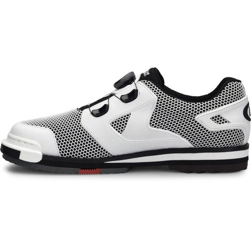 Dexter Men's SST 8 Power Frame BOA Bowling Shoes - Right/Left Hand - Black/White - Perfect for Professional & League Bowlers