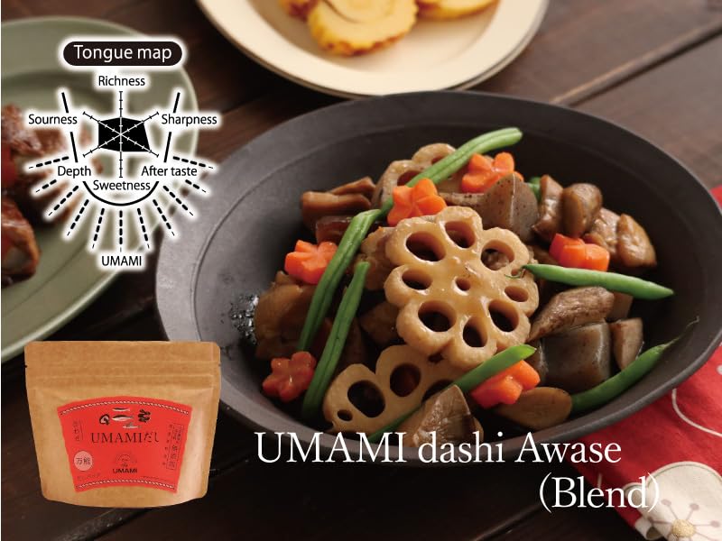 Premium Japanese Awase Dashi Soup Stock Packets (10g x 8) - MSG-Free, Authentic Umami Flavor for Miso Soup, Noodle Broth & Japanese Cooking
