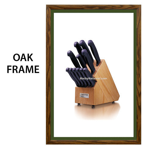 22x28 Designer Wood Snap Frames for Posters with 1 Wide Matboard - Perfect for Home Decor, Office Displays & Art Gallery Exhibitions