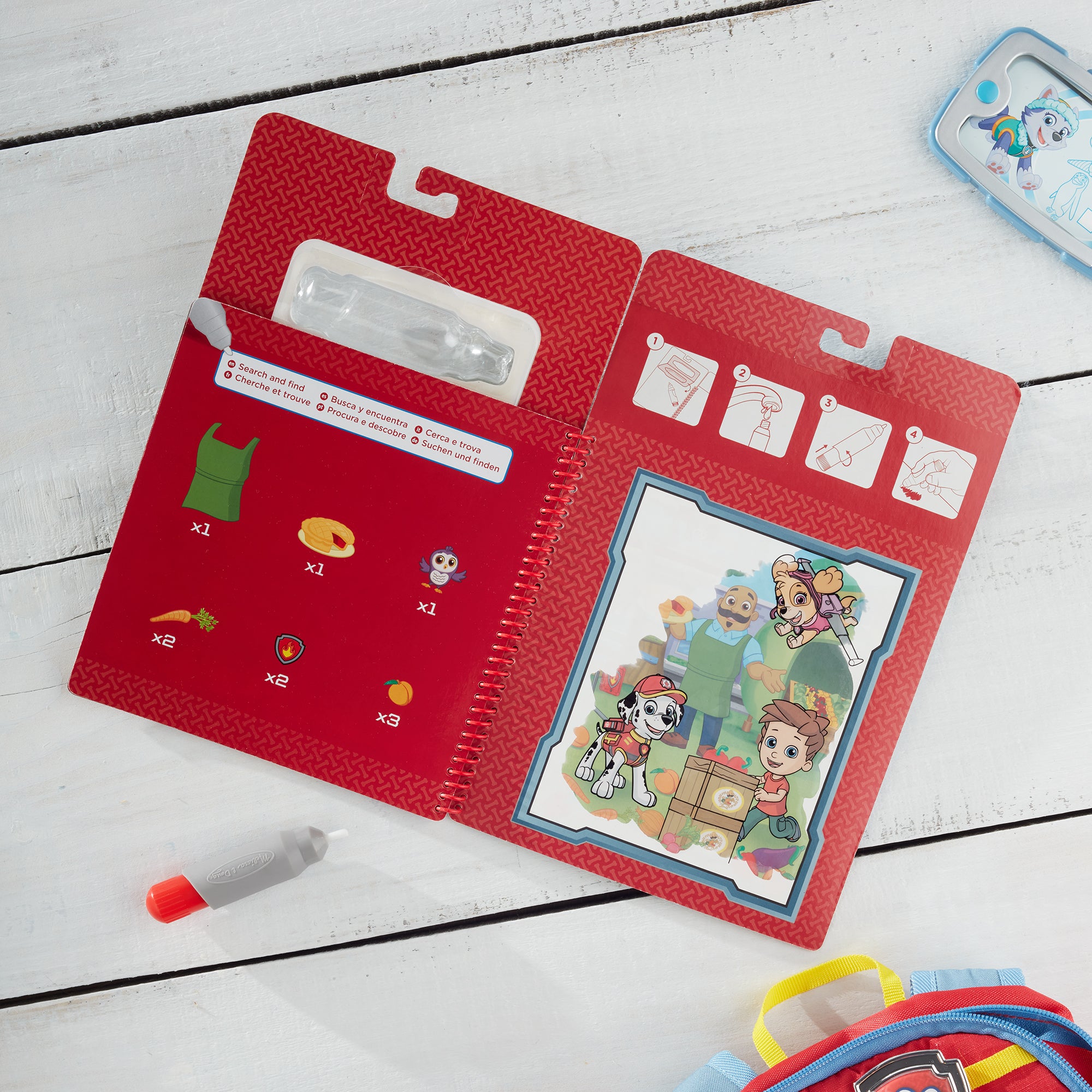 PAW Patrol Water Wow! Coloring Book - Marshall Themed Reusable Activity Pad for Kids - Perfect for Travel, Road Trips & Quiet Playtime