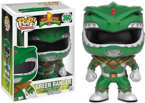 Funko POP TV: Power Rangers - Green Ranger Collectible Action Figure for Fans & Display - Perfect for Home Decor, Office Desk, and Gift Giving