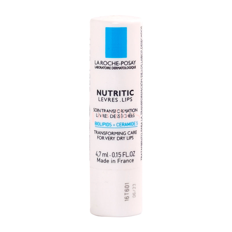 La Roche-Posay Nutritic Intense Lip Balm 4.7ml - Ultra Moisturizing Lip Care for Dry, Chapped Lips - Perfect for Winter & Cold Weather Protection