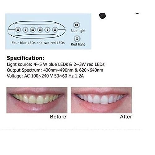 BoNew MD-669 LED Teeth Whitening Kit with Digital Display - Professional Teeth Bleaching Light Accelerator for Home Use | Perfect for Whitening Before Special Events & Daily Oral Care