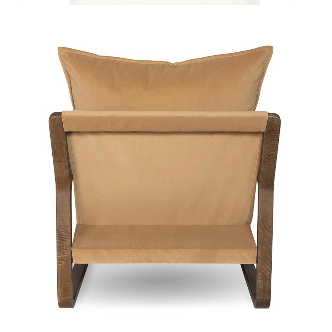 Finn Sling Chair - Modern Outdoor Lounge Chair in Camel Color | Perfect for Patio, Garden, Poolside & Backyard Relaxation