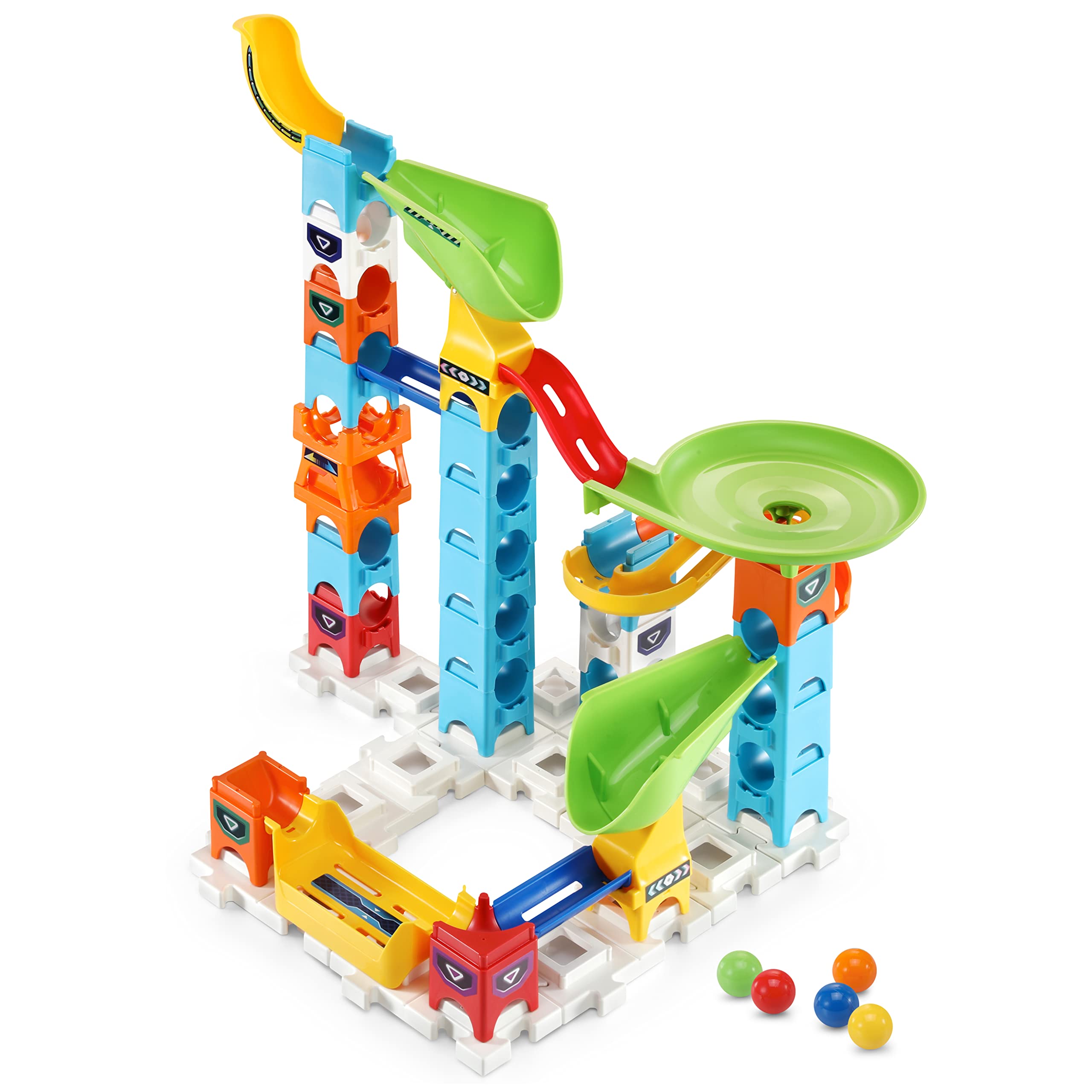 VTech Marble Rush Beginner Set S200 - Interactive Marble Run Toy for Kids Ages 4-8 | STEM Learning Game with 80+ Pieces | Perfect for Birthday Gifts & Indoor Playtime