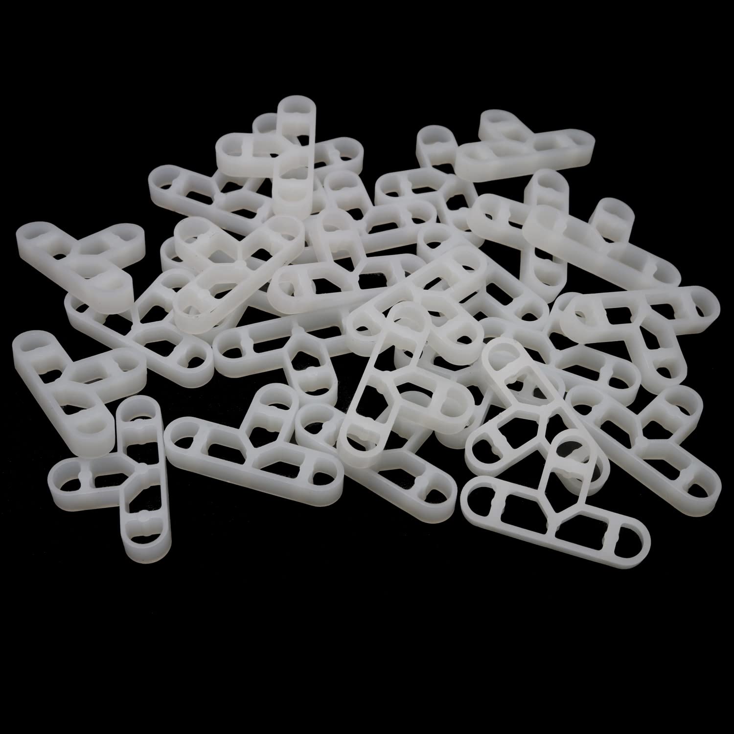 50PCS 3/8 inch Brick Spacers - Masonry Wall Spacers for Bricklaying, Stone Walls & Tile Leveling - Deck Board Paver Spacer Clips for Professional Construction & DIY Projects - Perfect for Patios, Walkways & Landscaping