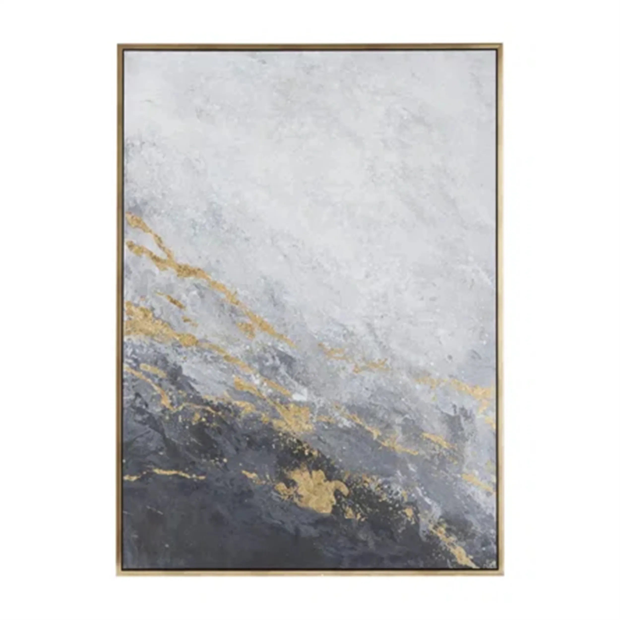 Abstract Painting #AB 127 - Modern Wall Art Decor for Living Room, Bedroom & Office - Handmade Canvas Artwork for Home & Interior Design