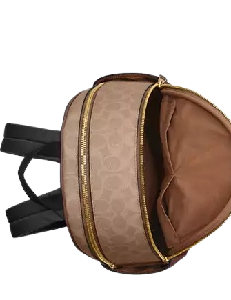 Coach Signature Canvas Court Backpack - Stylish & Durable for Work, School & Travel | Women's Fashion Backpack for Everyday Use