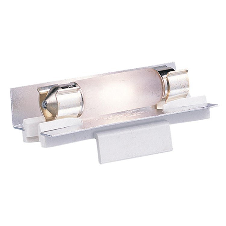 White Polycarbonate Accent Lamp Holder - 2L x 0.75W x 0.8125H Inches, cETL Certified - Perfect for Table Lamps, Wall Sconces, and Decorative Lighting Fixtures