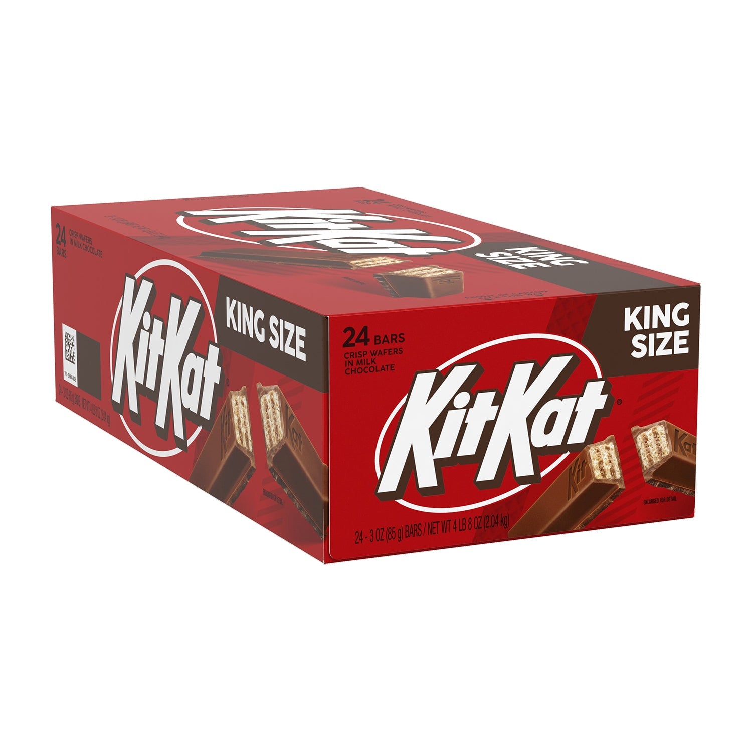 Hershey's Kit Kat King Size Chocolate Bars - 24 Count Bulk Box | Perfect for Halloween, Parties, Office Snacks & Gift Giving