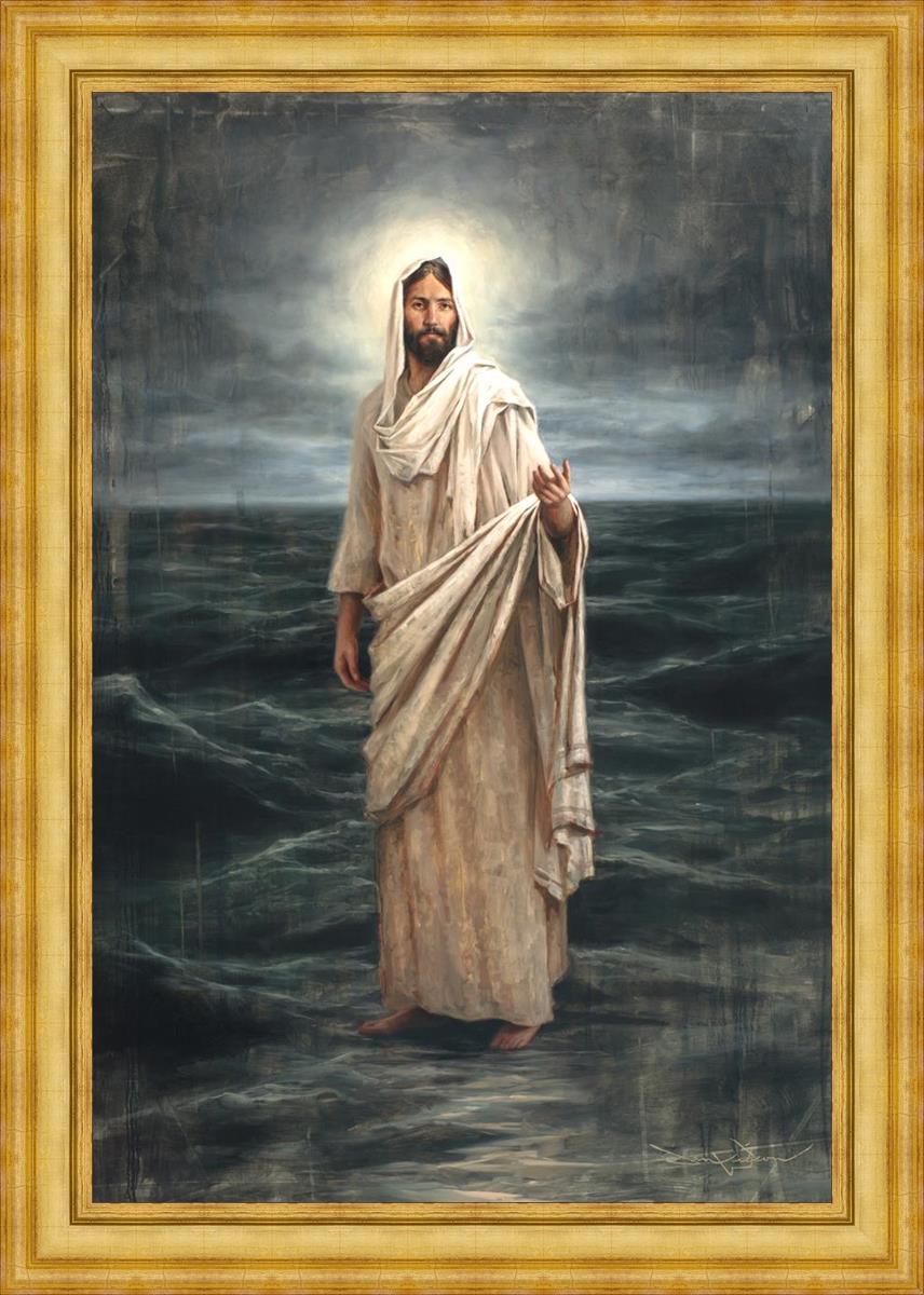 Come Be Not Afraid Large Wall Art - Inspirational Christian Home Decor for Living Room, Bedroom & Office - Perfect Gift for Faith-Based Interiors