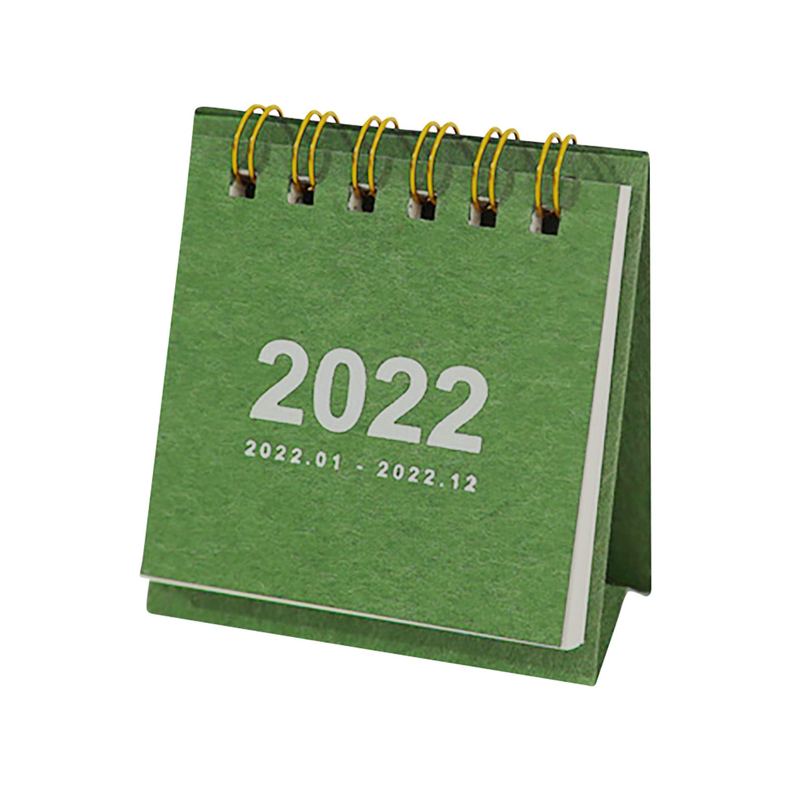 2022 Creative Desktop Desk Calendar - Portable Student Notepad with Decorative Design | Perfect for Office, School, and Home Organization