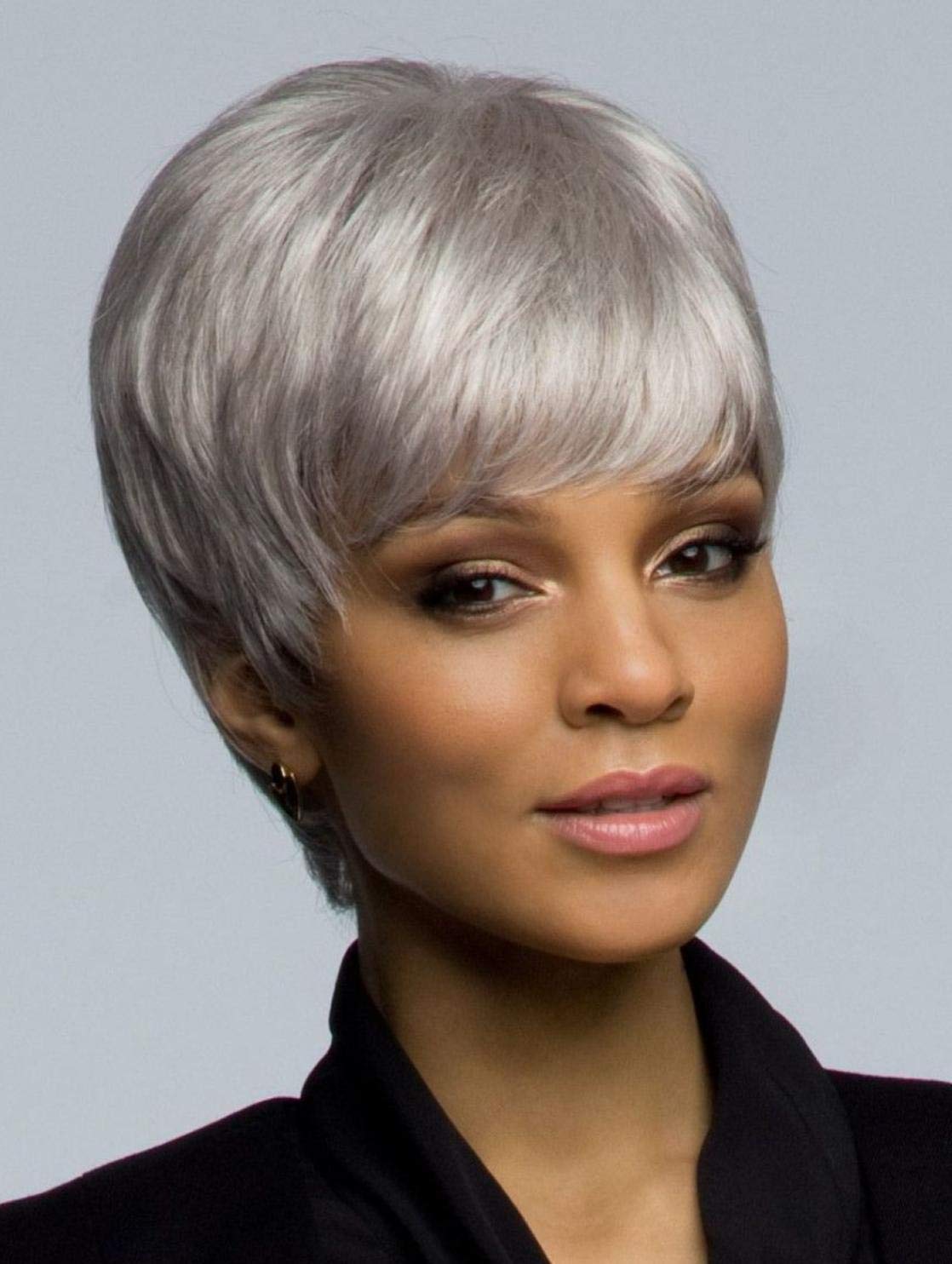 Amore Connie Wig Bundle - 5 Piece Set with Christy's Wigs Q&A Booklet, Travel Size Wig Shampoo (2oz), Wig Cap & Wide Tooth Comb - Expresso Brown - Perfect for Cosplay, Costume Parties & Everyday Wear