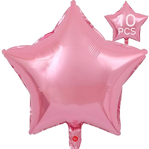 Pink Star Balloons
