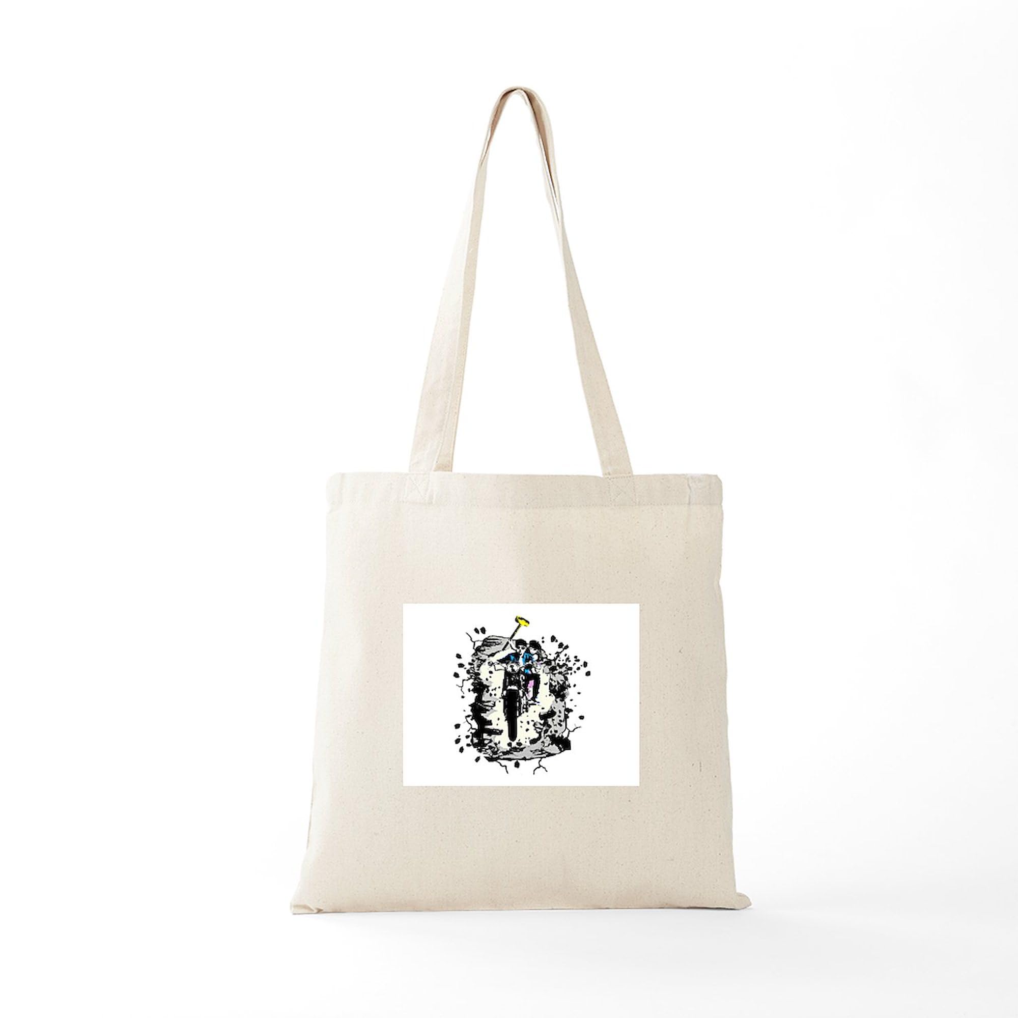 Emmett and Bay Natural Canvas Tote Bag - Eco-Friendly Reusable Shopping Bag for Groceries, Beach, Work & Daily Use