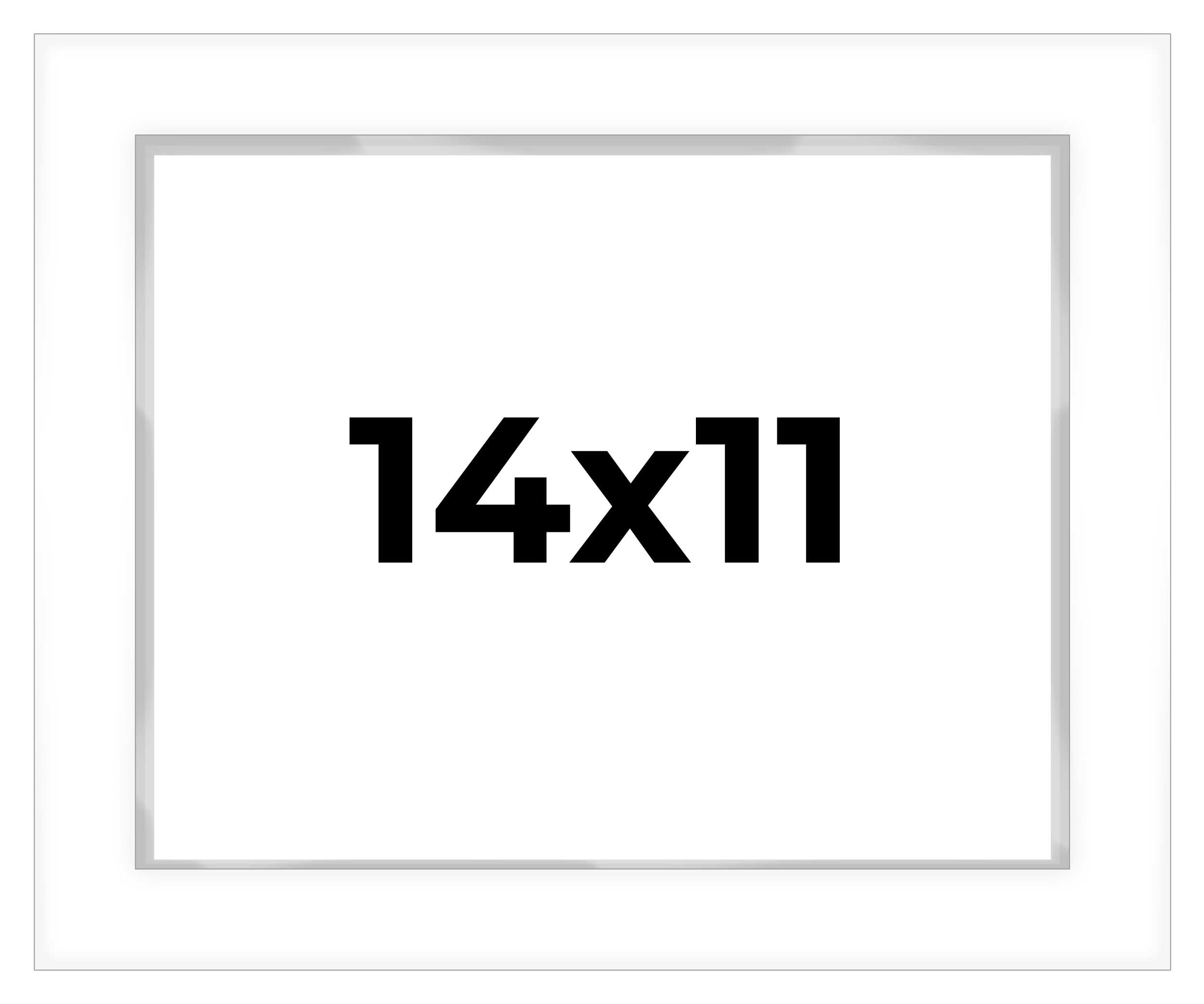 14x11 White Shadow Box Display Frame - 1 Inch Deep, 1.5 Inch Wide Moulding with Shatter-Resistant Acrylic & Acid-Free Foamboard - Perfect for Memorabilia, Photos, and 3D Keepsakes - Wall Mounting Hardware Included