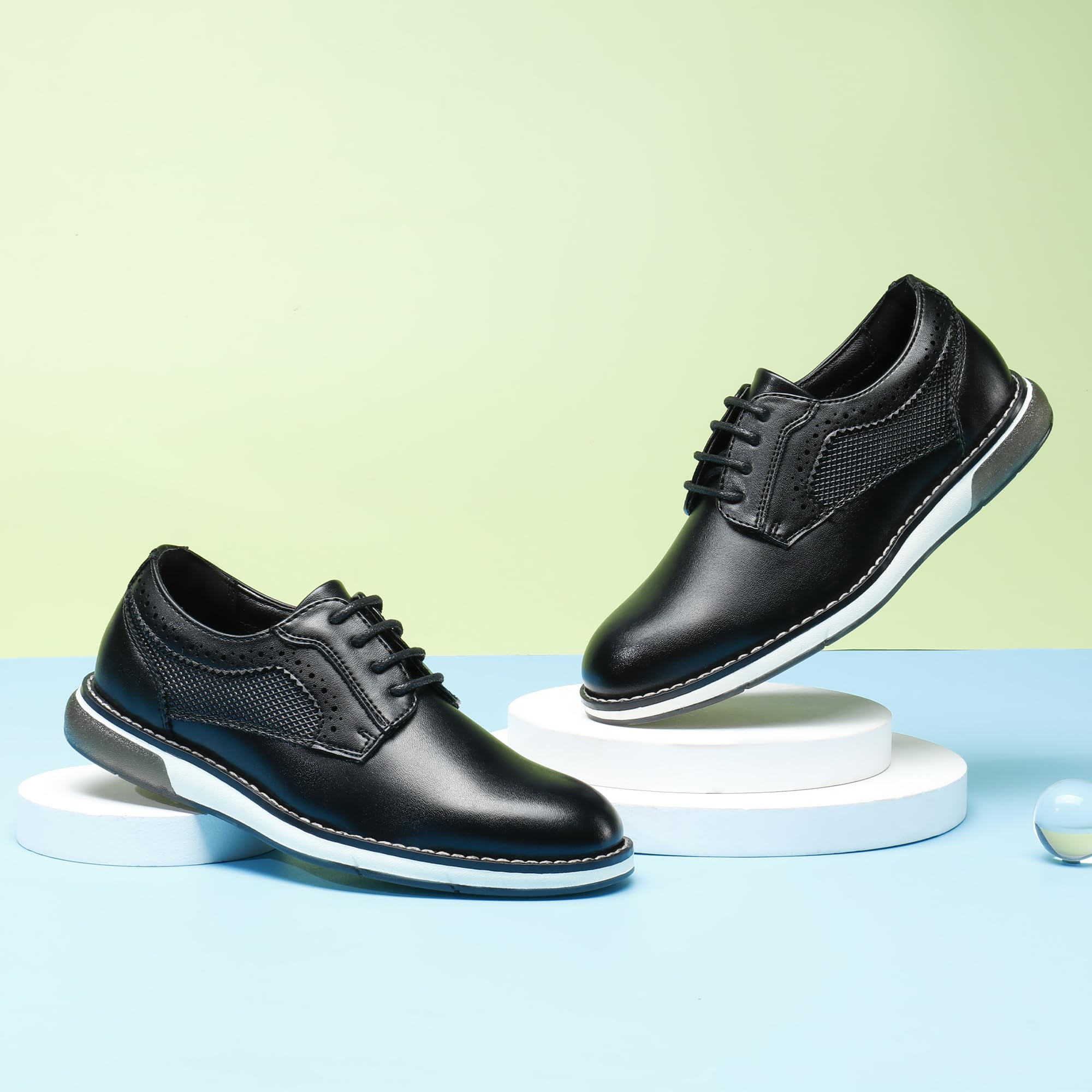 Bruno Marc Boys' Casual Dress Oxford Shoes - Comfortable Uniform Sneakers for School, Church & Formal Events