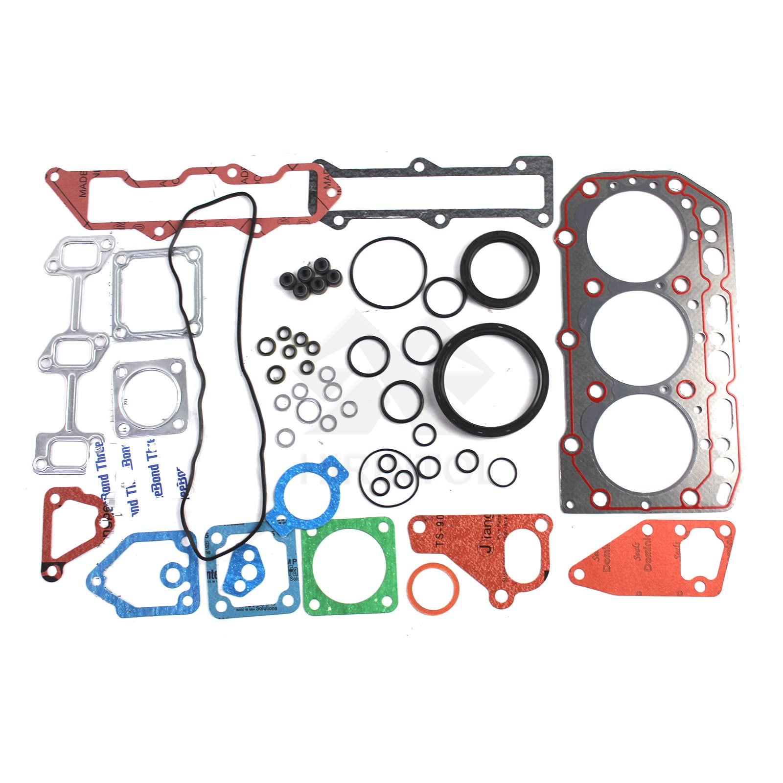 Yanmar Engine Overhaul Gasket Set 3TN84 3TN84L - Compatible with Komatsu PC15 PC20 PC28UU PC30 PC38UU & John Deere 955 870 Tractors - Perfect for Engine Repair and Maintenance