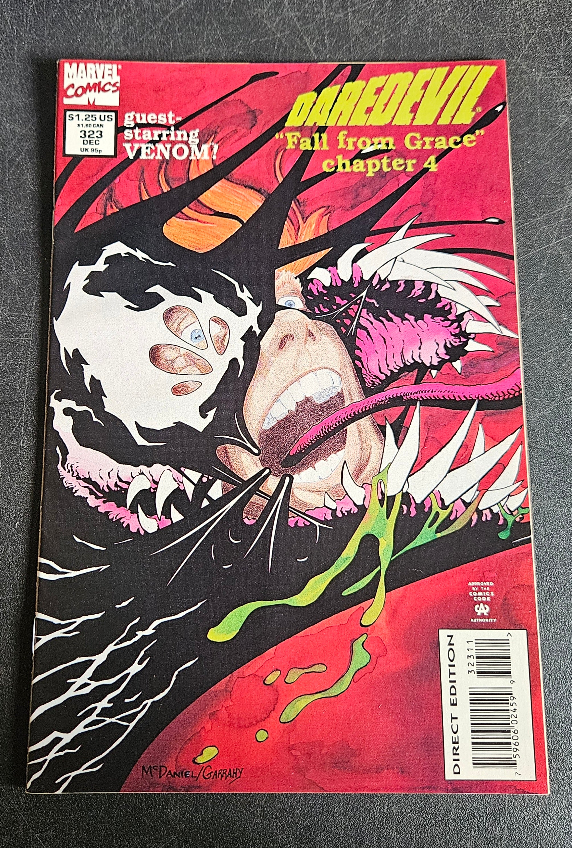 Daredevil #309 Oct - Dead Man's Hand Part VII - Marvel Comics Collectible Comic Book for Superhero Fans & Comic Collectors - Perfect for Display, Gifts & Investment
