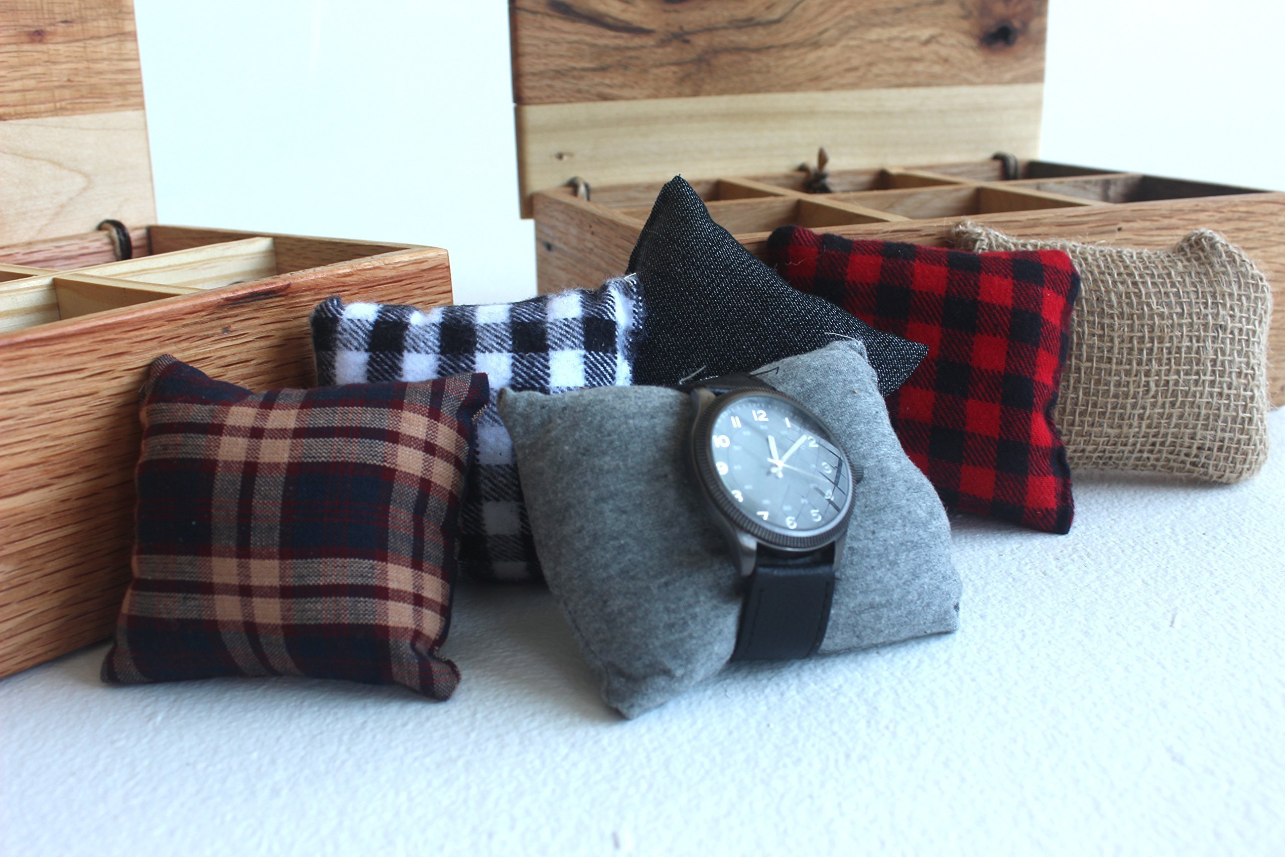 Premium Wooden Watch Box for Men - Luxury Watch Storage Organizer with Glass Top, Perfect Gift for Watch Collectors, Father's Day, Graduation | Rustic Chic Design for Dresser & Nightstand Display