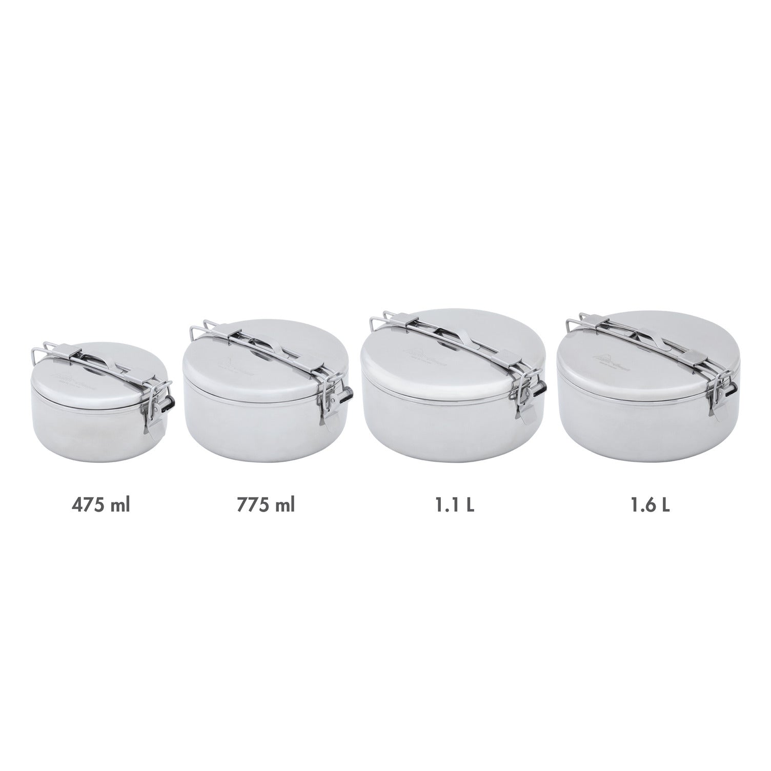 Alpine™ Stowaway Pots - Lightweight Camping Cookware Set for Backpacking, Hiking & Outdoor Adventures - Compact Nesting Design for Easy Storage & Travel