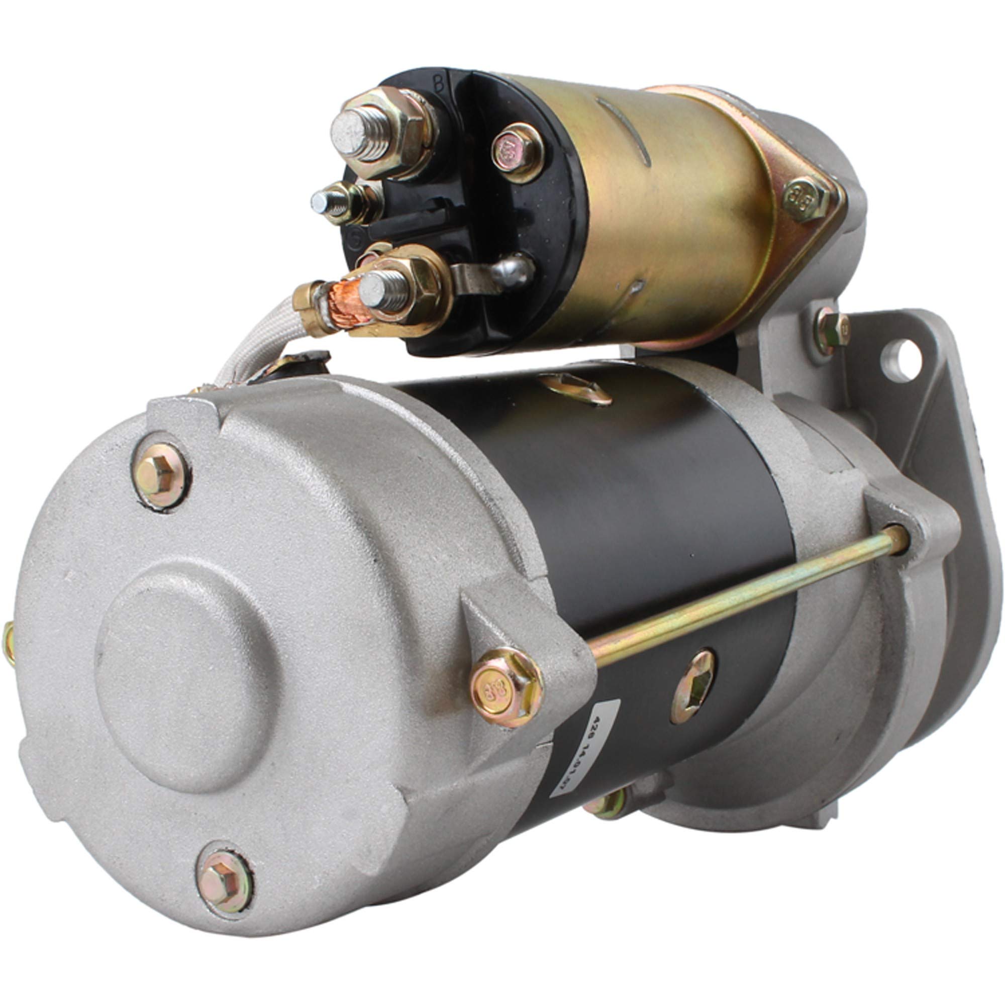 DB Electrical SNK0017 Starter Delco 28MT - Replacement for Oshkosh Trucks with Clark & Perkins Engines | 12V CW 3-Terminal Solenoid 10-Tooth Starter Motor | Ideal for Heavy-Duty Truck Repairs & Fleet Maintenance