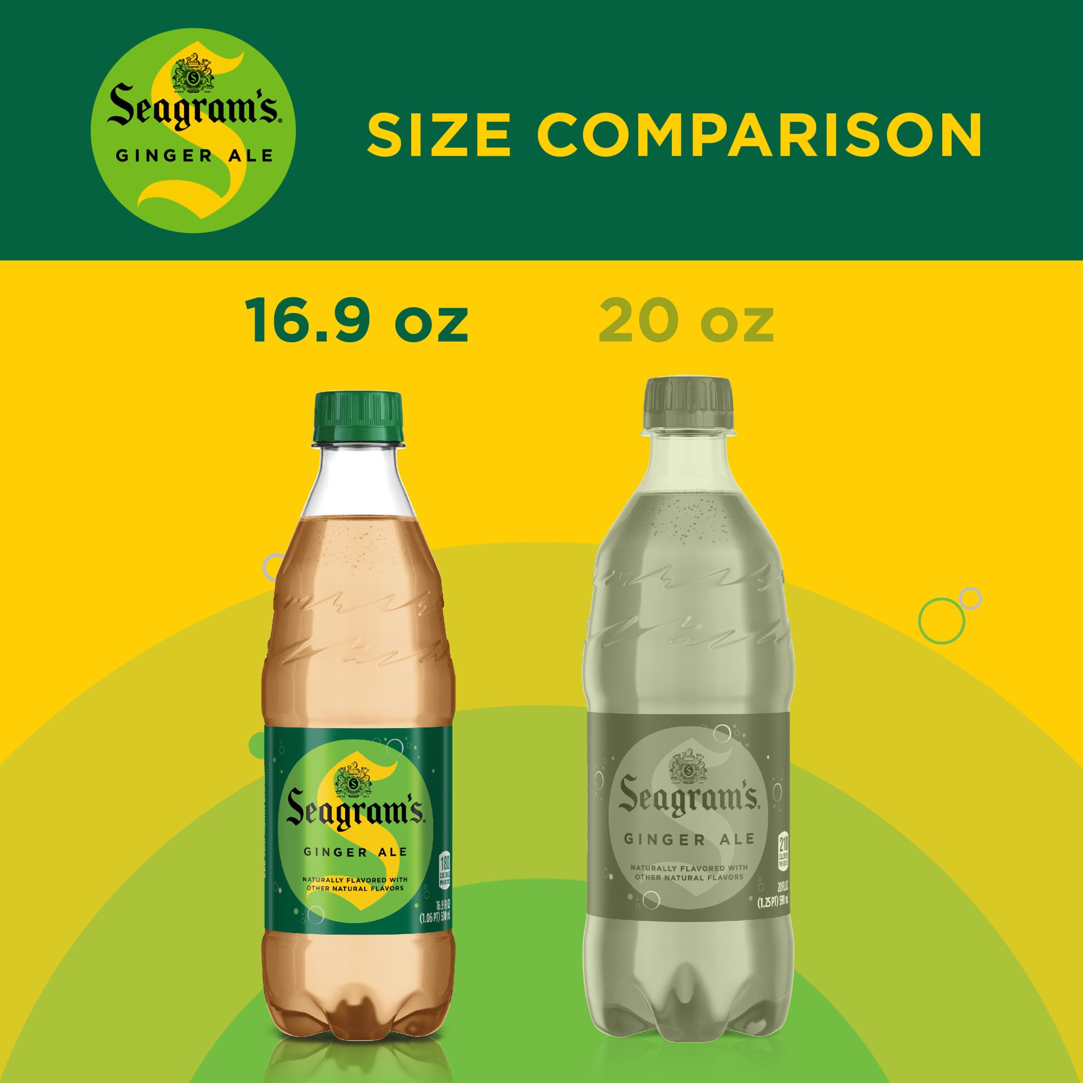Refreshing Ginger Ale Soda - 6 Pack (0.5L Glass Bottles) - Perfect for Parties, Picnics & Digestive Relief